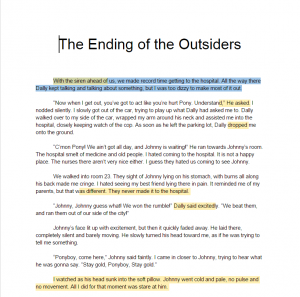 Outsiders ending